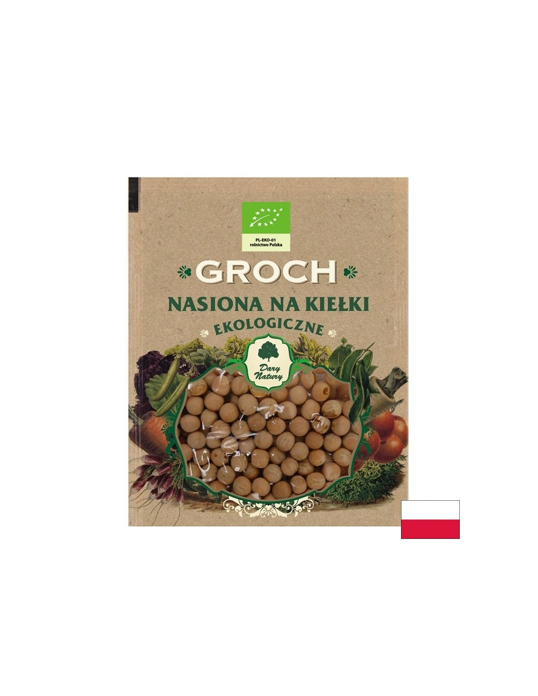 Borsó - magvak csíráztatáshoz Bio, 50 g <tc>Dary Natury</tc>