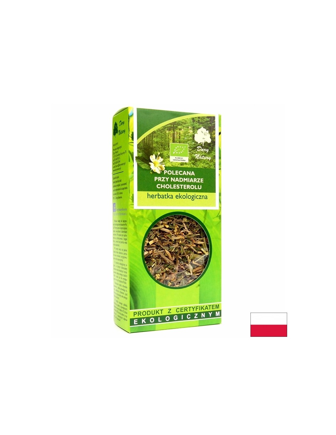 Gyógynövény keverék a koleszterin normalizálására Bio, 50 g
