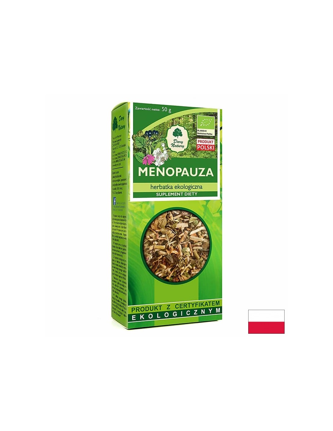 Gyógynövénykeverék menopauza számára Bio, 50 g