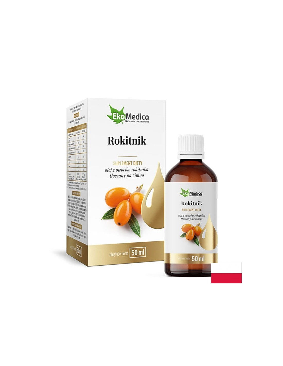 Haj és bőr - Homoktövis olaj (homoktövis), 50 ml