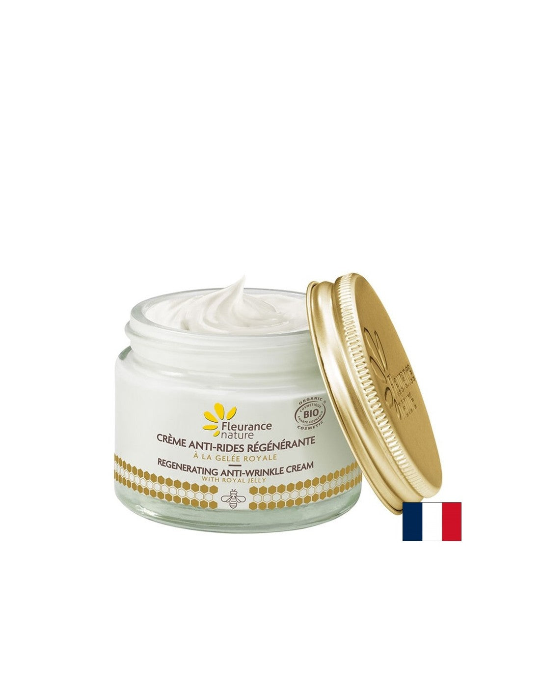 Öregedésgátló regeneráló arckrém méhpempővel, 50 ml Fleurance Nature