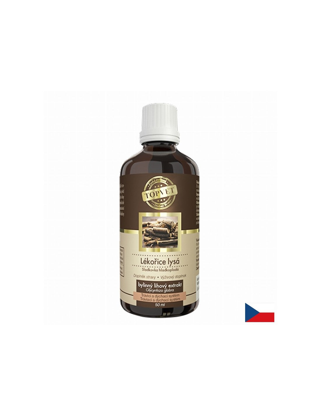 Gyomor-bélrendszer és légzőrendszer - Édesgyökér, 50 ml tinktúra