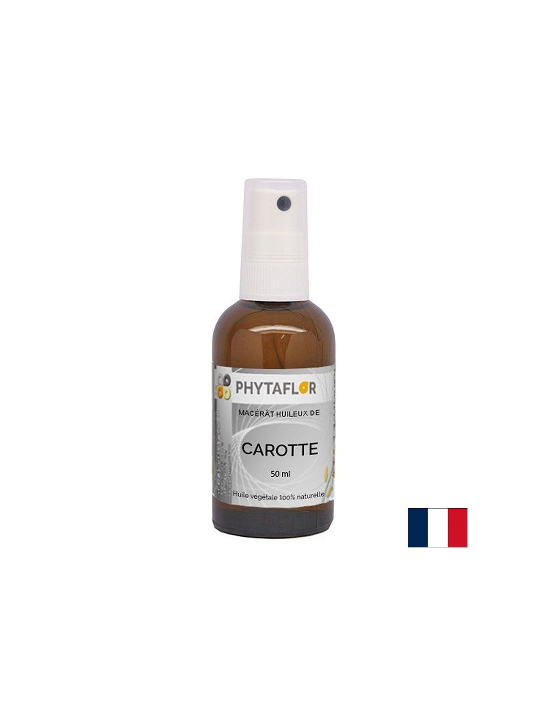Sárgarépaolajos macerátum természetes bőrbarnításhoz, spray, 50 ml