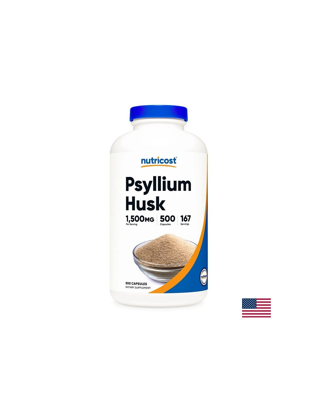 Székrekedés - Psyllium (héj), 500 kapszula