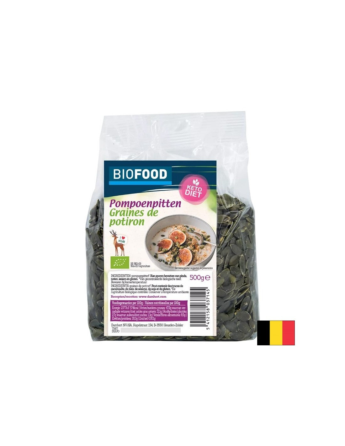 Ökológiai tökmag, 500 g