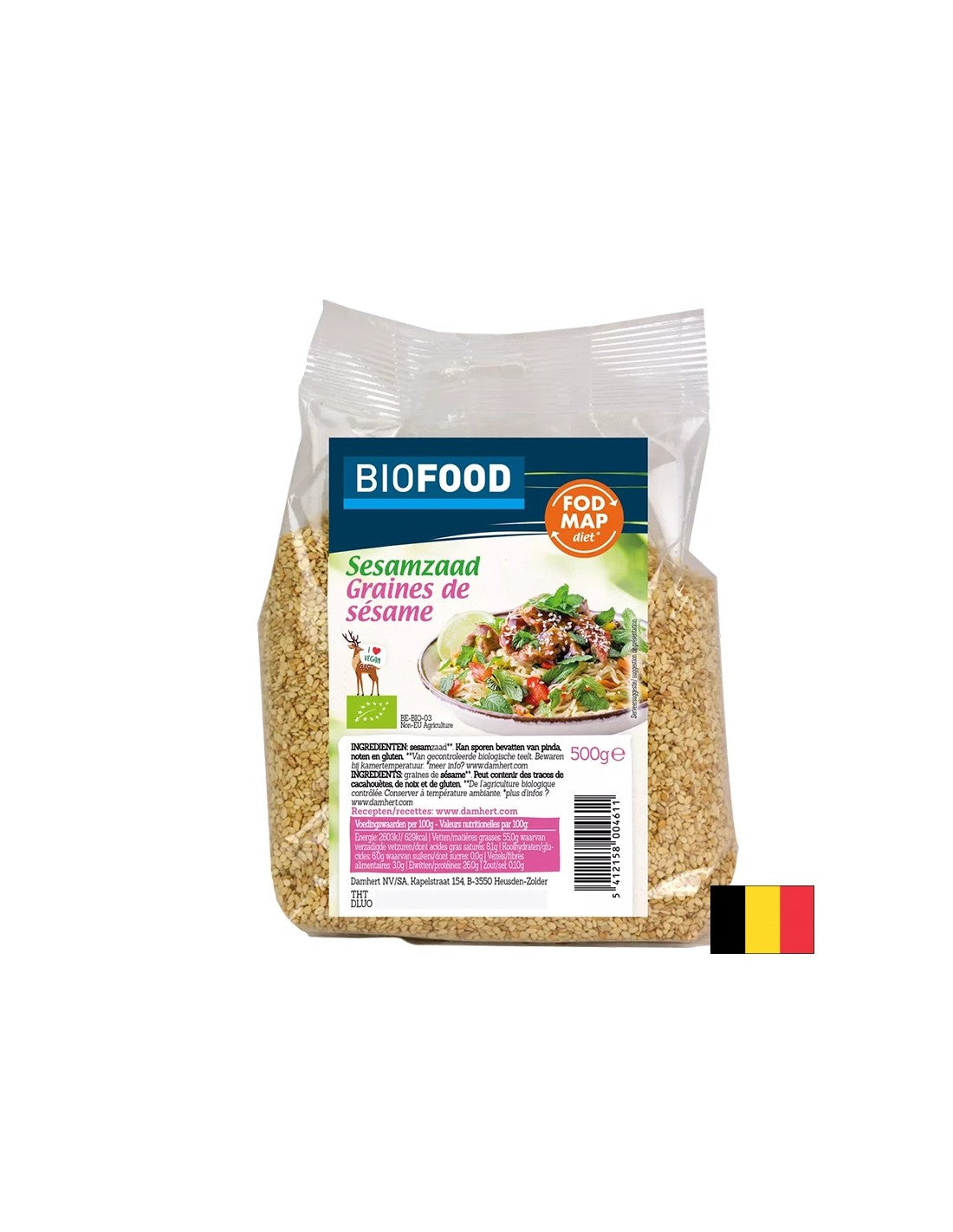 Szezámmag (héj nélkül), BIO, 500 g