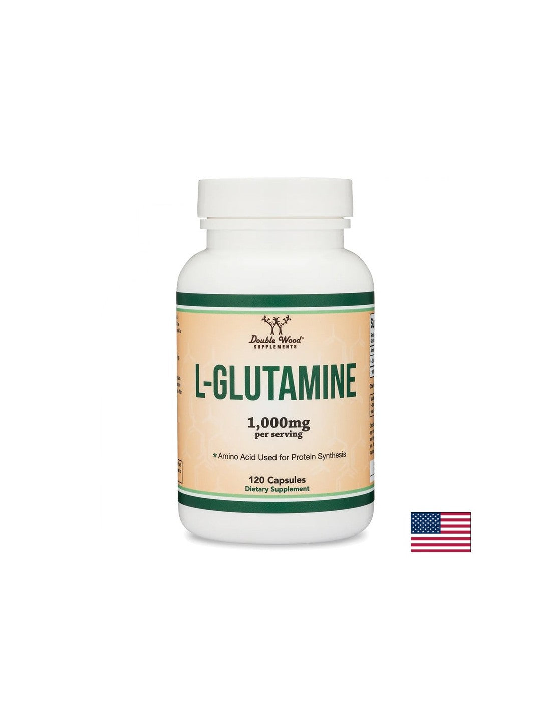 L-glutamin - a bélgátért és az izmok egészségéért, 500 mg, 120 kapszula 2 hónapos bevitelhez