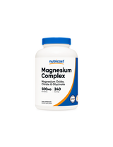 Ideg- és izomfunkció - Magnézium Komplex, 500 mg x 240 kapszula <tc>Nutricost</tc>