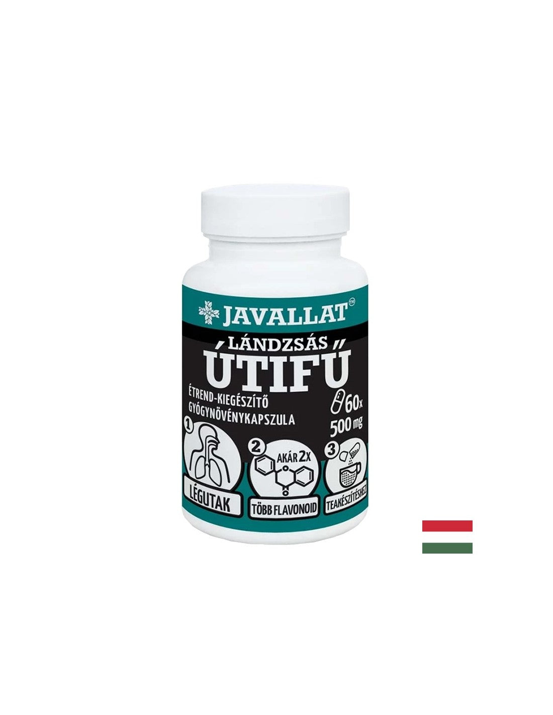 Légzőrendszer - Keskeny levelű útifű, 500 mg x 60 kapszula
