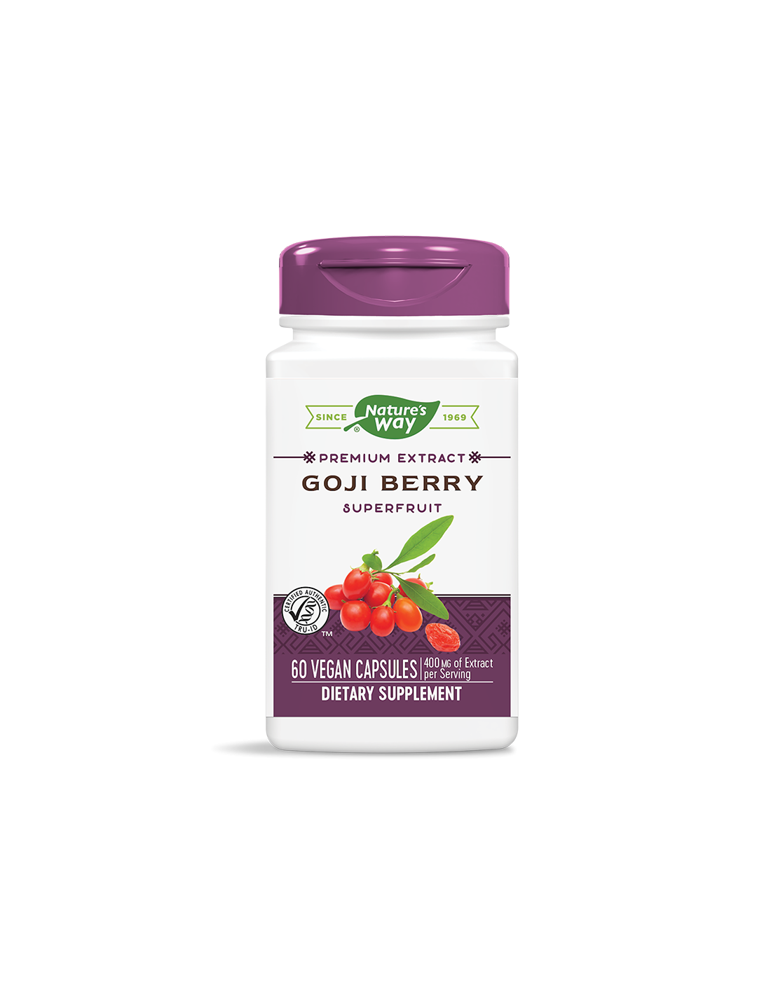 Goji bogyó - prémium kivonat - immunitás és vitalitás, 500 mg, 60 kapszula