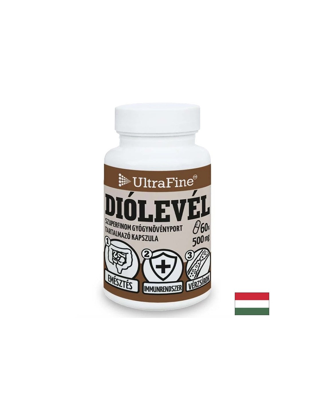 Jó emésztés és immunitás - Dió (levél), 500 mg x 60 kapszula