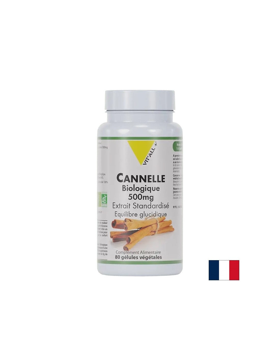 Vércukor-szabályozás - Ceyloni fahéj, ORGANIC, 500 mg x 80 kapszula
