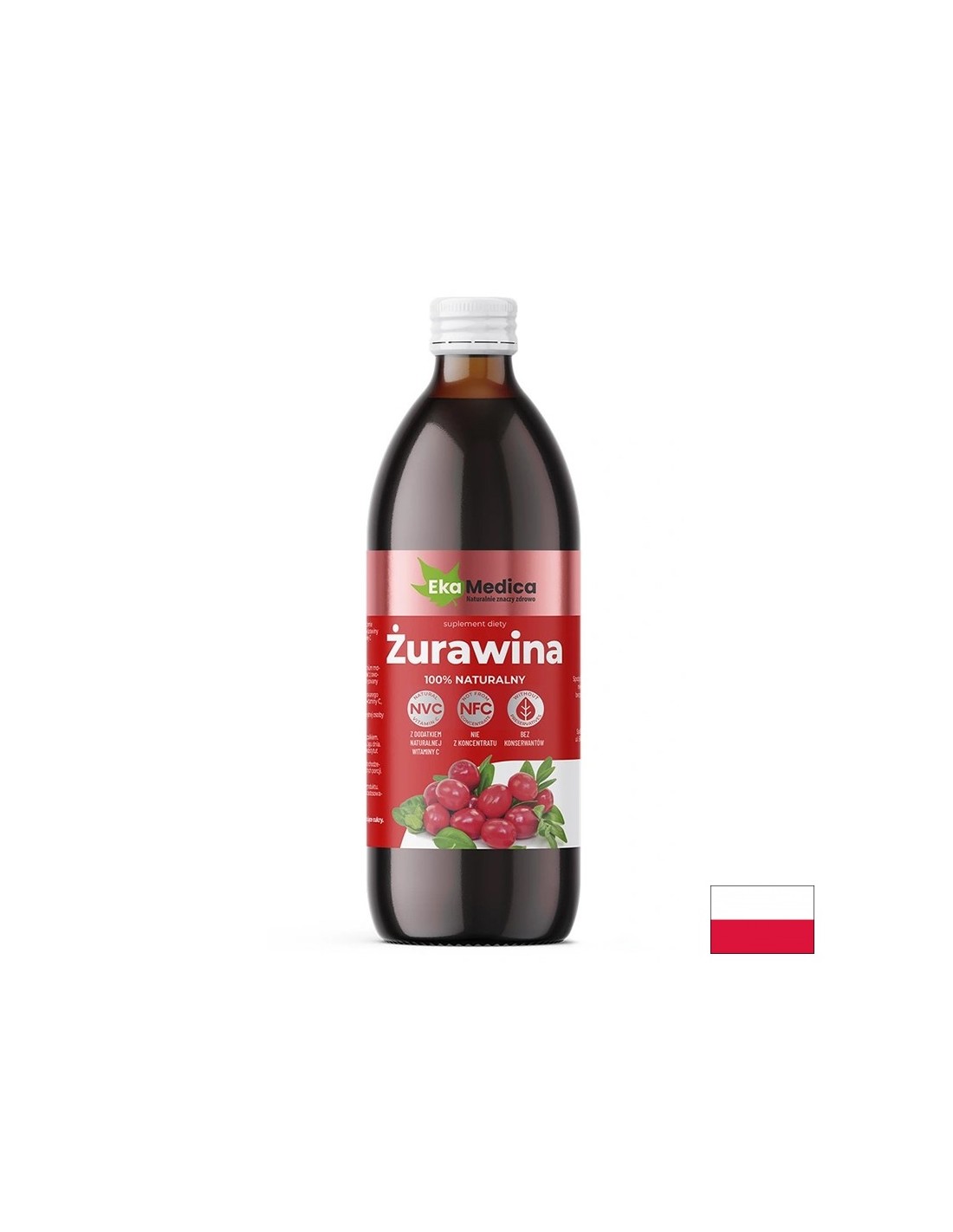 Áfonyalé camu-camuval és természetes vit. C - A vizelet egészsége és immunitása, 500 ml, 10 vagy 20 adag