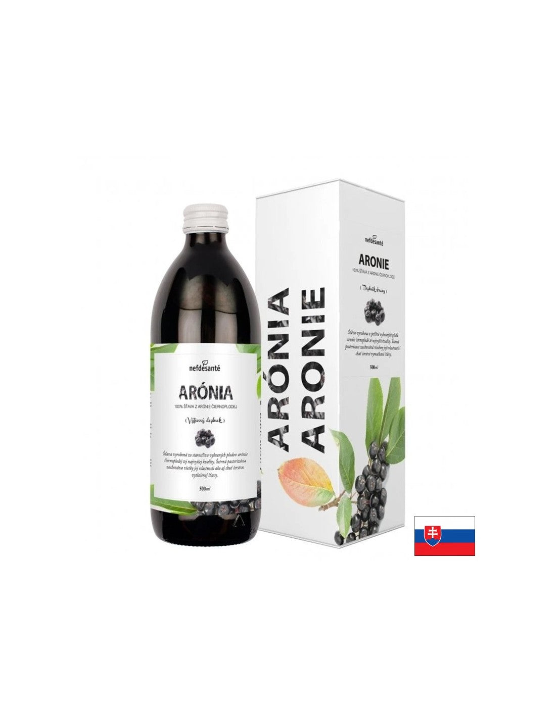 Arónialé – erős antioxidáns - Szív, anyagcsere és máj egészsége, 500 ml, 10 adag