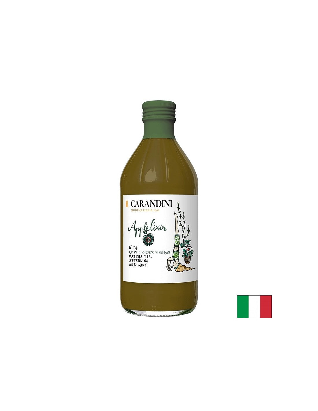 Almaecet + Matcha, Spirulina és Menta, 500 ml