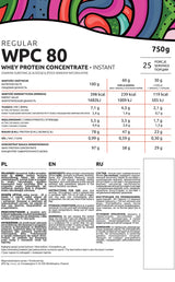 Regular WPC 80 - 0.75 - Nutra Best Europe