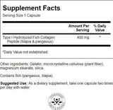 Hydrolyzed Fish Collagen Type 1 60 capsules - Nutra Best Europe