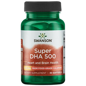 Super DHA 500 | From Food-Grade Calamari 30 Gel capsules - Nutra Best Europe