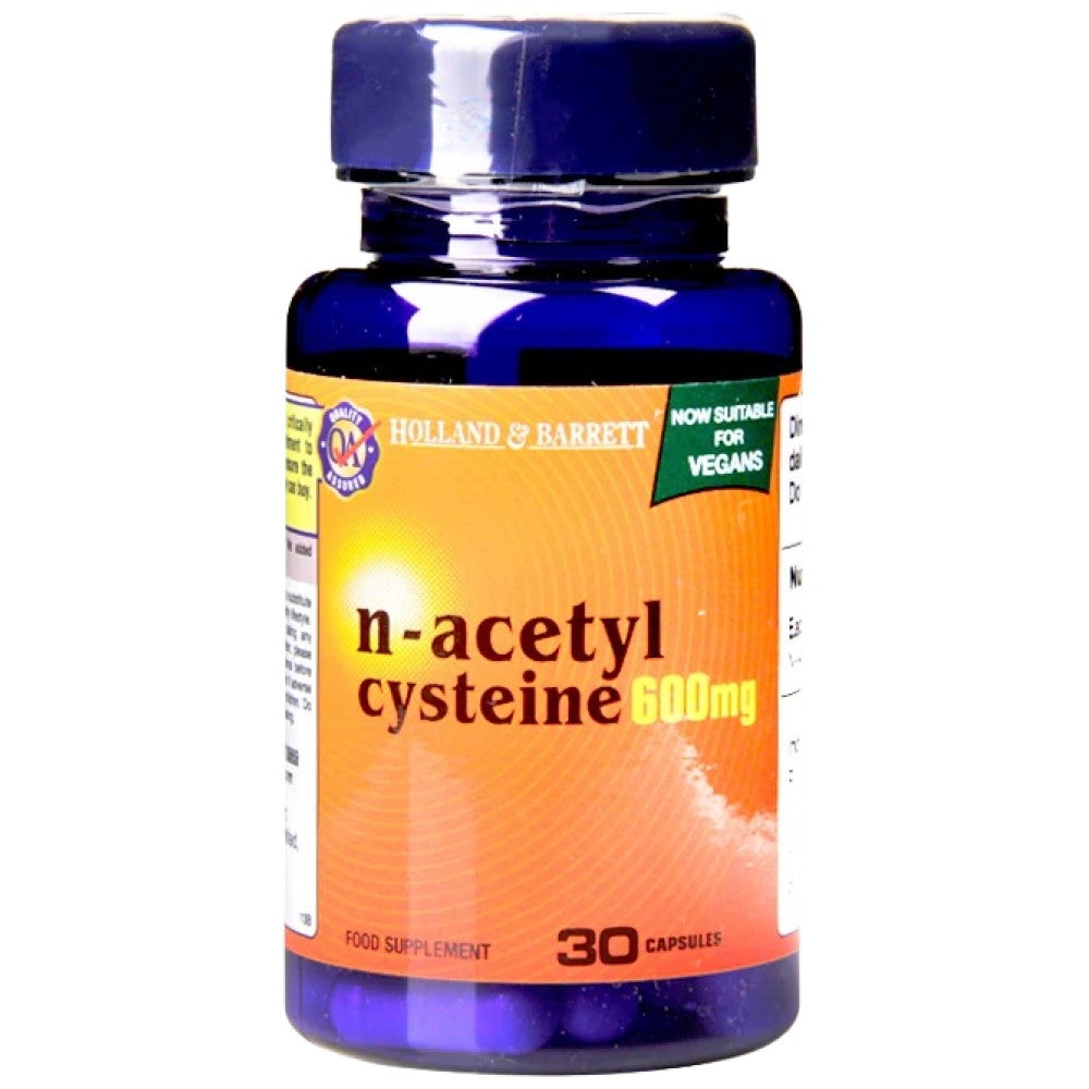 N-Acetyl Cysteine 600 mg 30 capsules - Nutra Best Europe