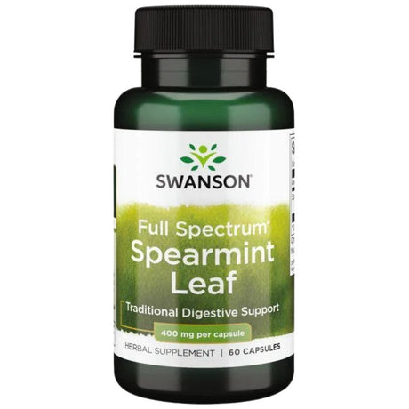 Full Spectrum Spearmint Leaf 400 mg 60 capsules - Nutra Best Europe