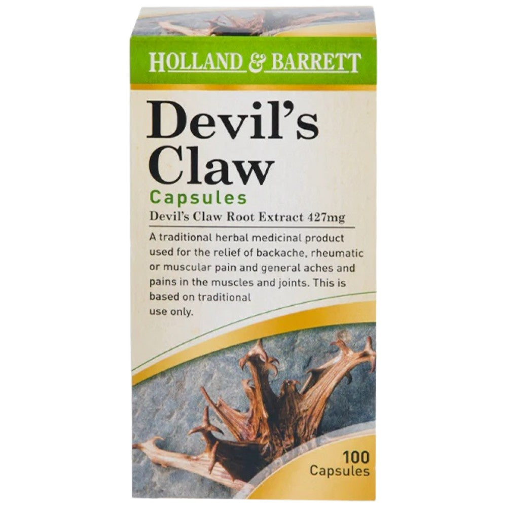 Devil's Claw 427 mg - 100 capsules - Nutra Best Europe