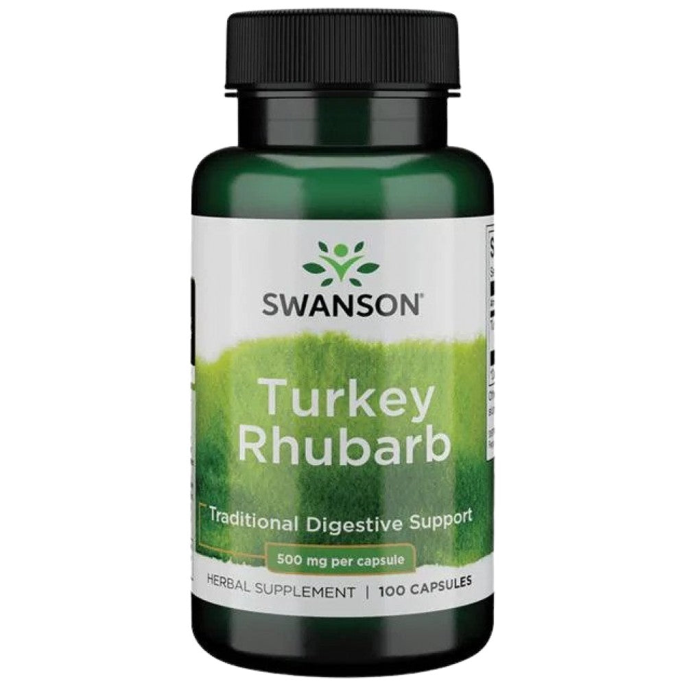 Turkey Rhubarb 500 mg 100 capsules - Nutra Best Europe