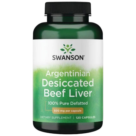 Argentinian Desiccated Beef Liver 500 mg 120 capsules - Nutra Best Europe