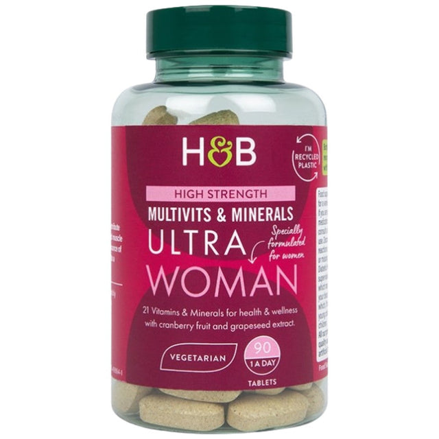 Ultra Woman | Multivits & Minerals - 90 Tablets - Nutra Best Europe