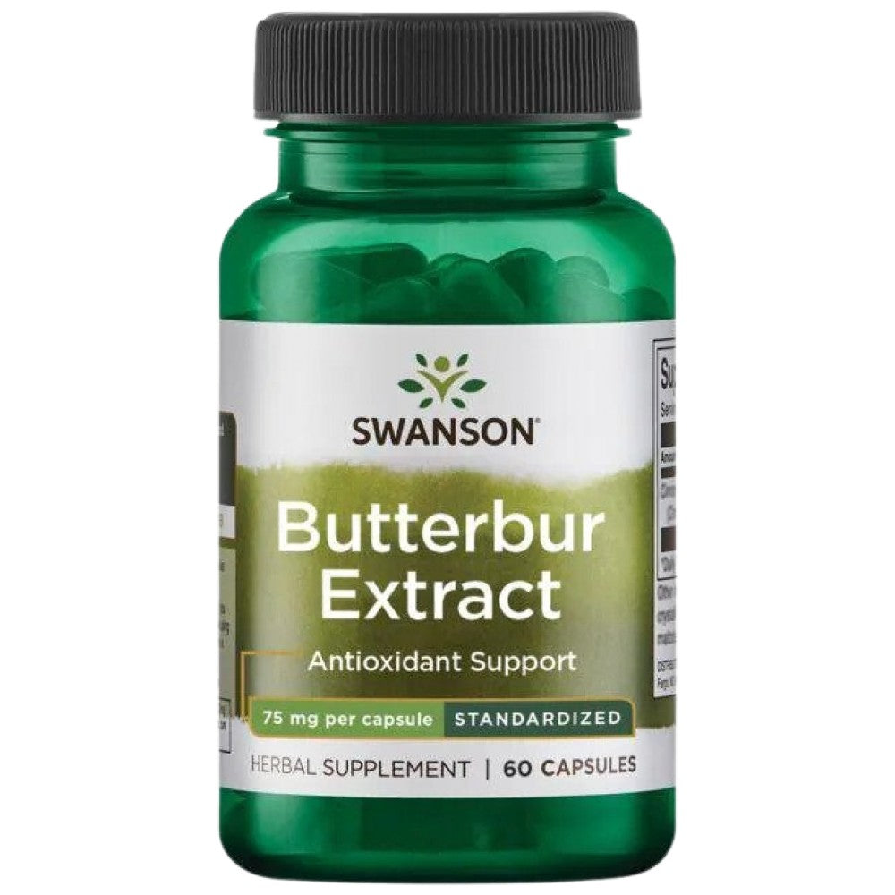 Butterbur Extract 75 mg 60 capsules - Nutra Best Europe