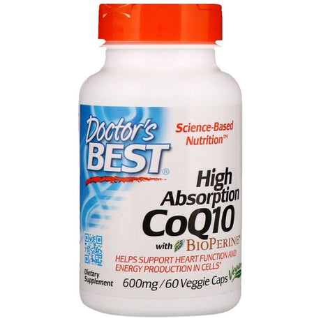 BEST CoQ10 with Bioperine 600 mg - 60 capsules - Nutra Best Europe