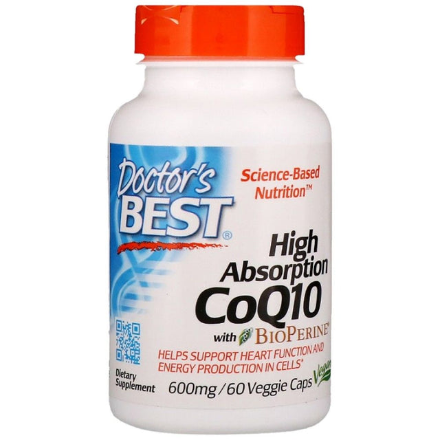 BEST CoQ10 with Bioperine 600 mg - 60 capsules - Nutra Best Europe