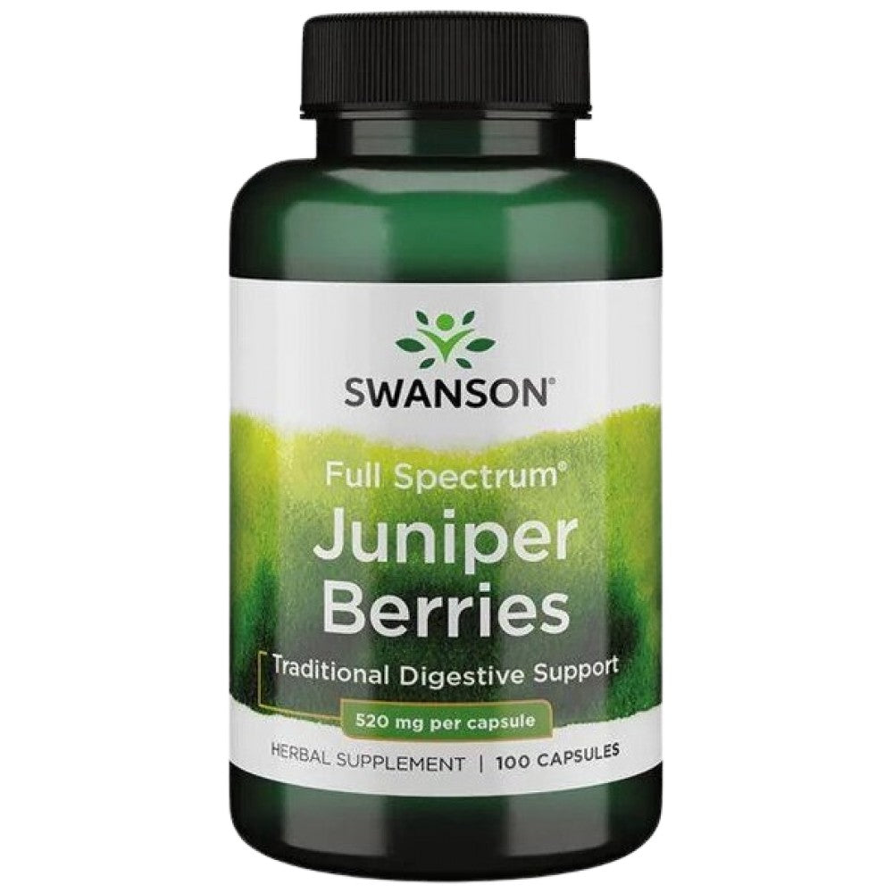 Full Spectrum Juniper Berries 520 mg 60 capsules - Nutra Best Europe