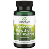 Turmeric, Hawthorn and Cayenne 60 capsules - Nutra Best Europe