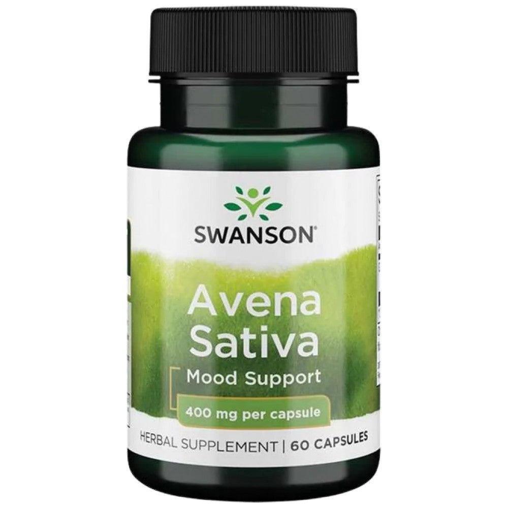 Avena Sativa 400 mg 60 capsules - Nutra Best Europe