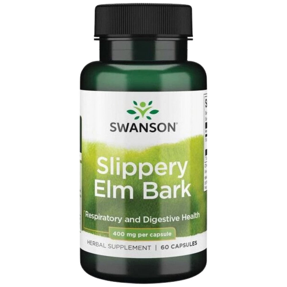 Slippery Elm Bark 400 mg 60 capsules - Nutra Best Europe