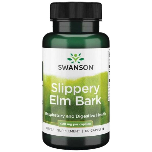 Slippery Elm Bark 400 mg 60 capsules - Nutra Best Europe