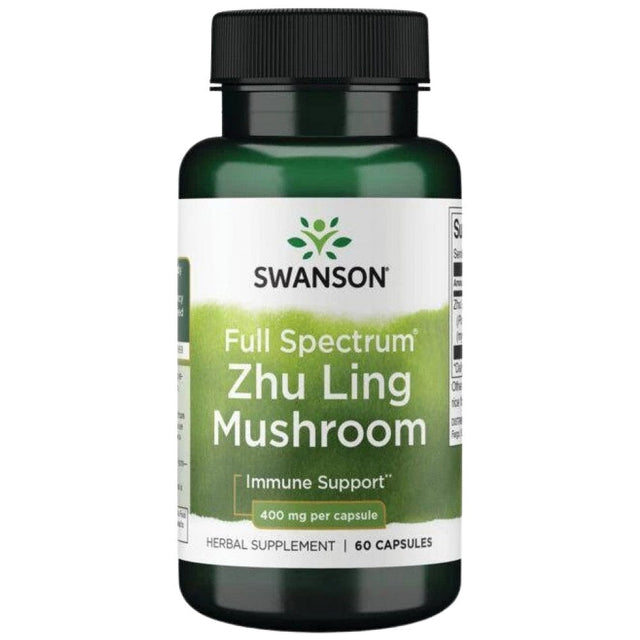 Full Spectrum Zhu Ling Mushroom 400 mg 60 capsules - Nutra Best Europe