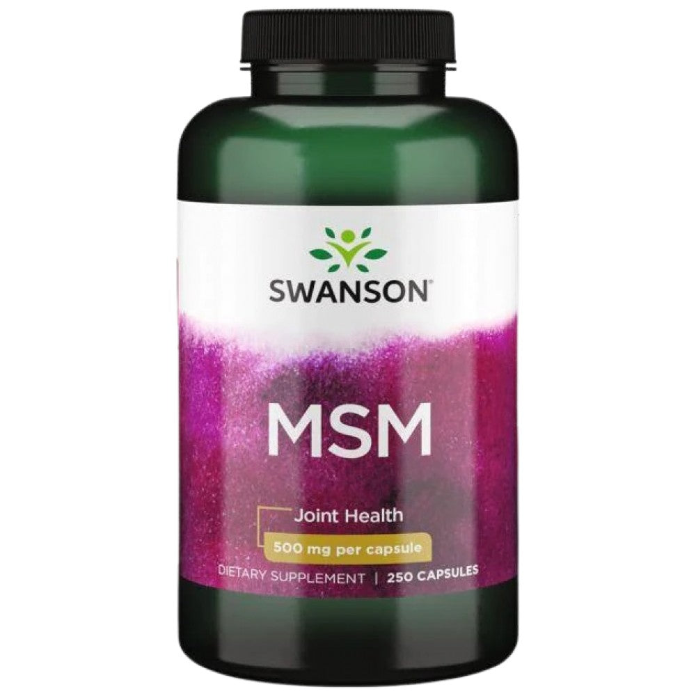 MSM 500 mg 250 capsules - Nutra Best Europe