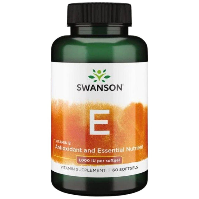 Natural Vitamin E 1000 IU - 60 Gel capsules - Nutra Best Europe