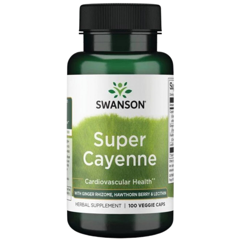 Super Cayenne | With Ginger and Hawthorn 100 capsules - Nutra Best Europe