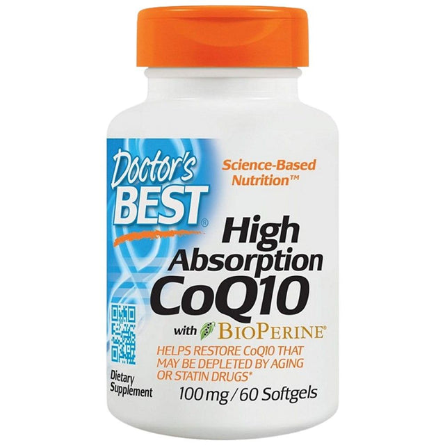 BEST CoQ10 with Bioperine 100 mg - 60 Gel capsules - Nutra Best Europe