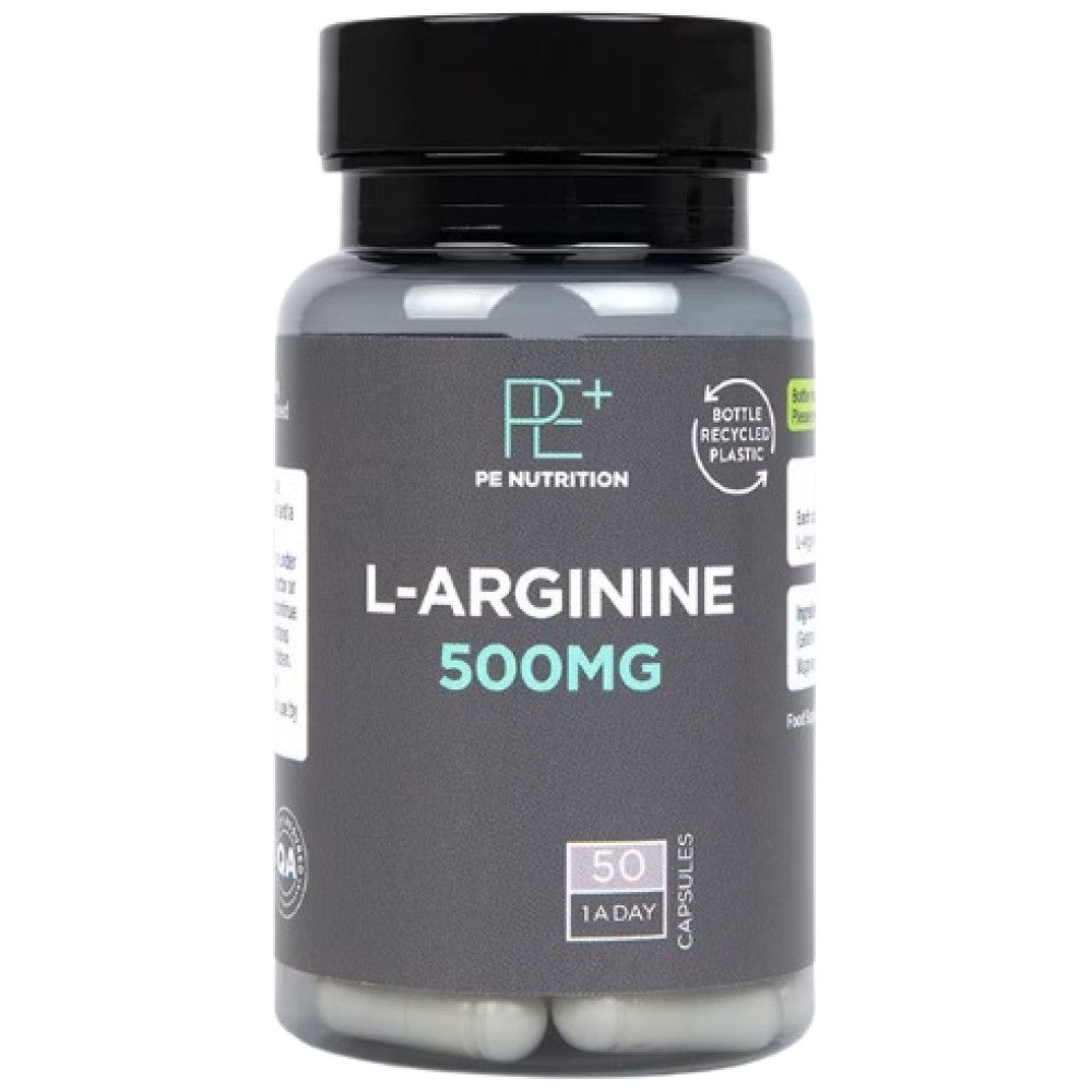 PE Nutrition | L-Arginine 500 mg - 50 capsules - Nutra Best Europe