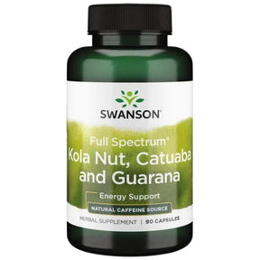 Full Spectrum Kola Nut, Catuaba and Guarana 90 capsules - Nutra Best Europe