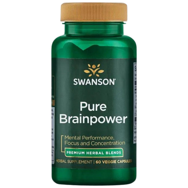 Pure Brainpower | Mental Performance 60 capsules - Nutra Best Europe