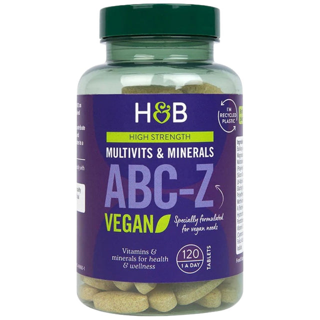 High Strength ABC-Z Vegan - 120 Tablets - Nutra Best Europe