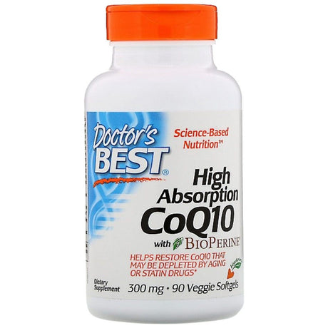 BEST CoQ10 with Bioperine 300 mg - 90 Gel capsules - Nutra Best Europe