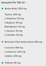 Amino Energy + Electrolytes / 250 ml - Nutra Best Europe