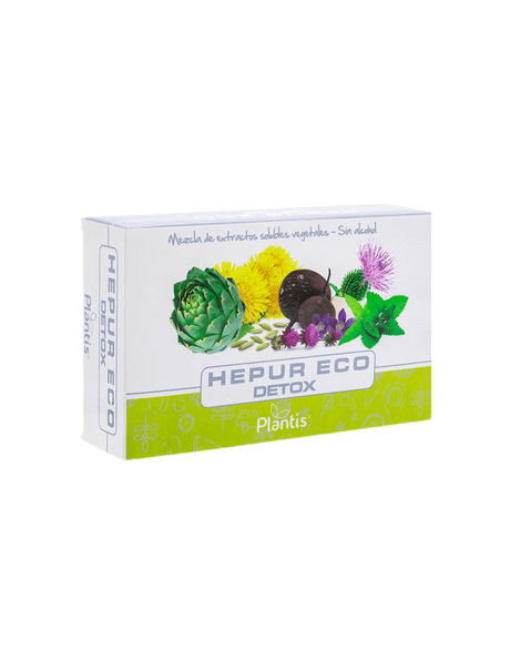 Hepur Eco Detox/ Herbal detox mix, 20 ampoules to drink Artesania - Nutra Best Europe