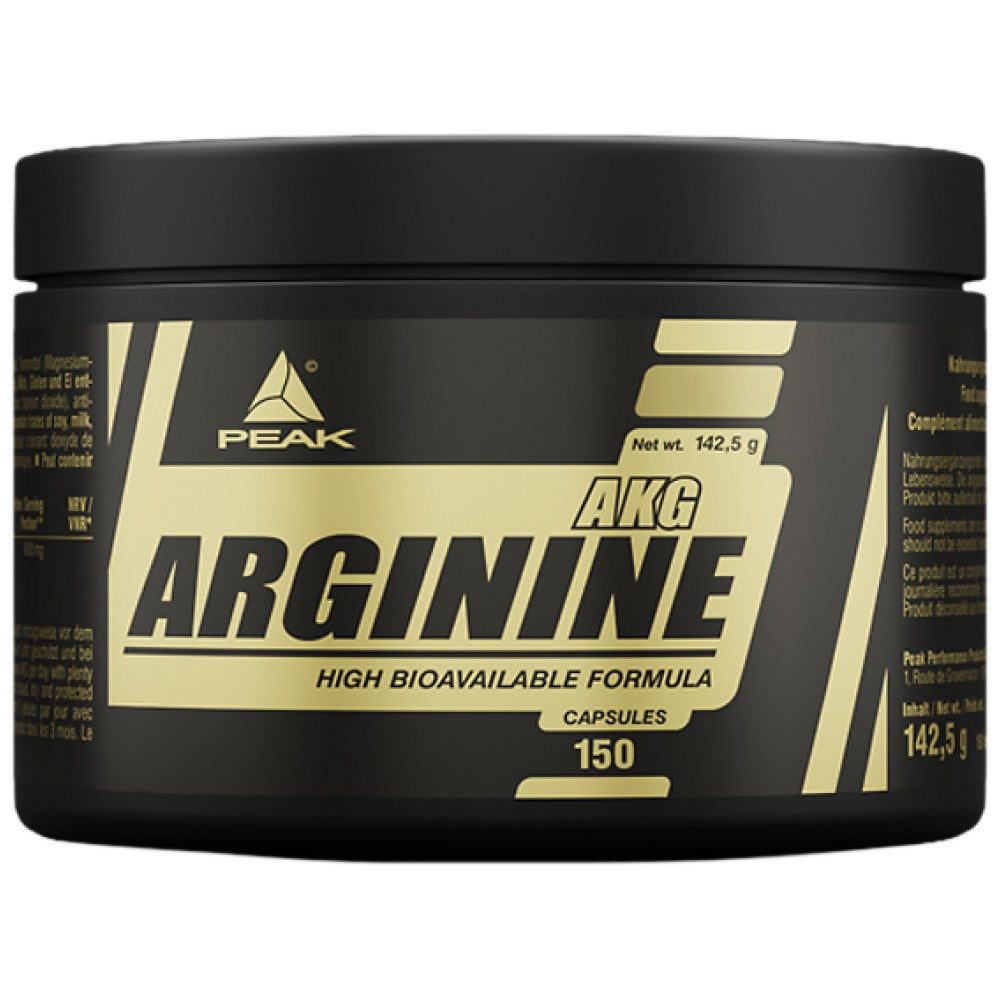 Arginine AKG / AAKG - 150 capsules - Nutra Best Europe
