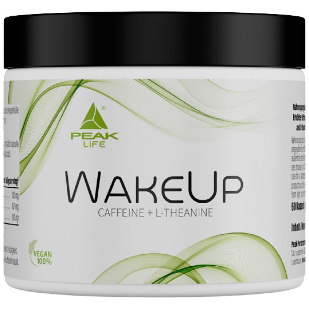 WakeUp | with Caffeine & Green Tea - 60 capsules - Nutra Best Europe